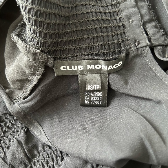 Club Monaco sheer blouse size XS - Picture 2 of 3